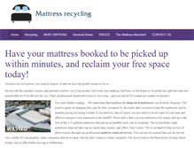 Tablet Screenshot of mattress-recycling.com.au